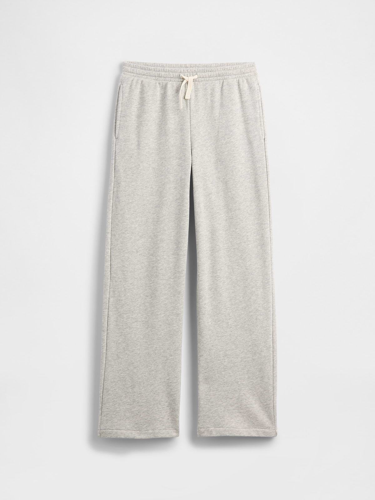 Kids Relaxed Straight-Leg Sweatpants - Basic Gray
