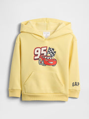 babyGap × Disney Cars Relaxed Hoodie - Spring Yellow Lightning Mcqueen