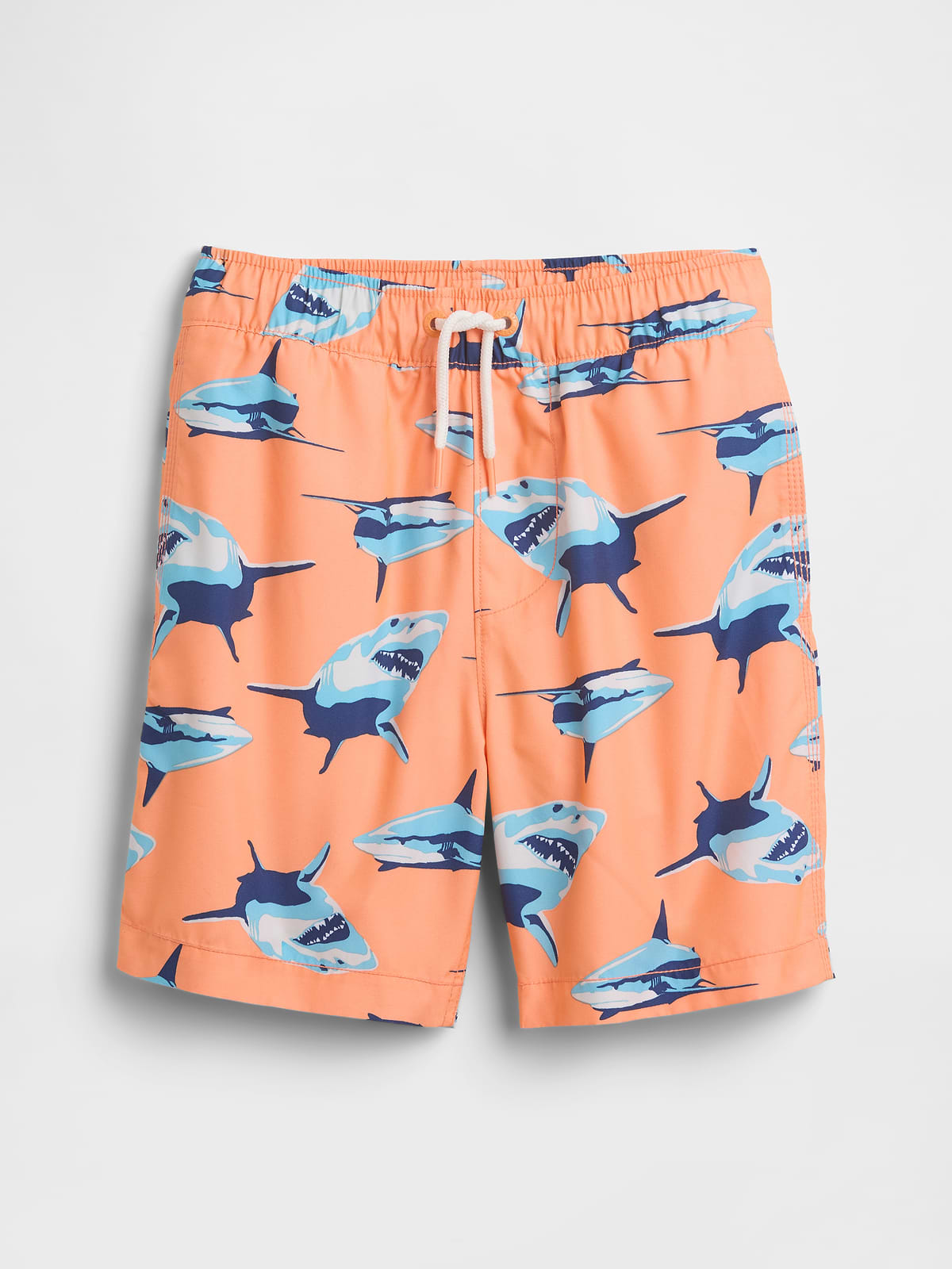 Kids Swim Trunks - Orange Kiss Neon
