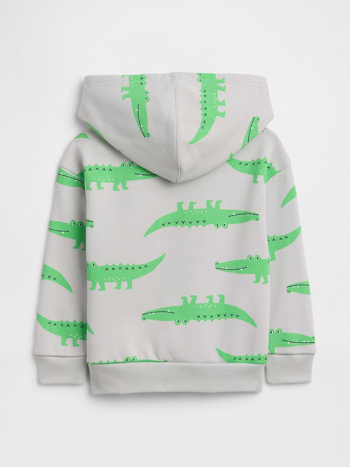 babyGap Relaxed Logo Hoodie - Trek Grey Alligators