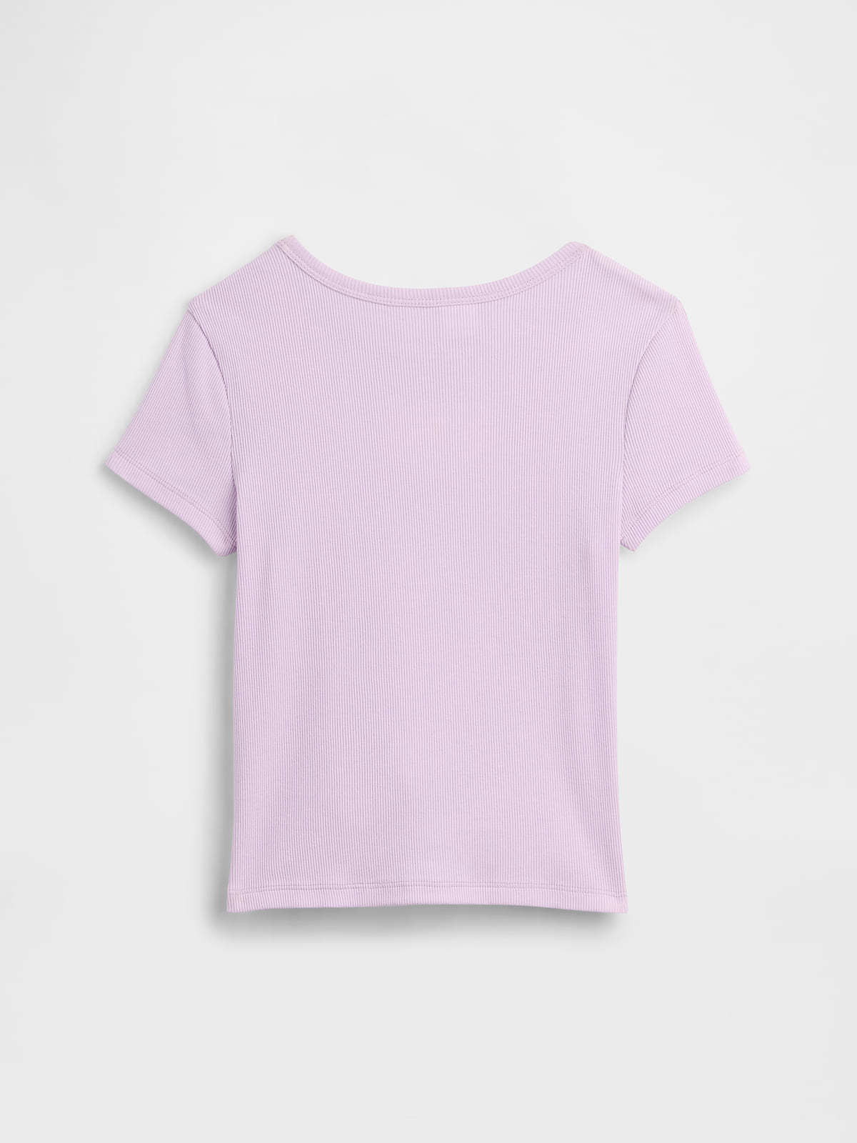 Kids Ribbed Crewneck T-Shirt