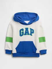 babyGap Relaxed Colorblock Logo Hoodie - Admiral Blue Multi