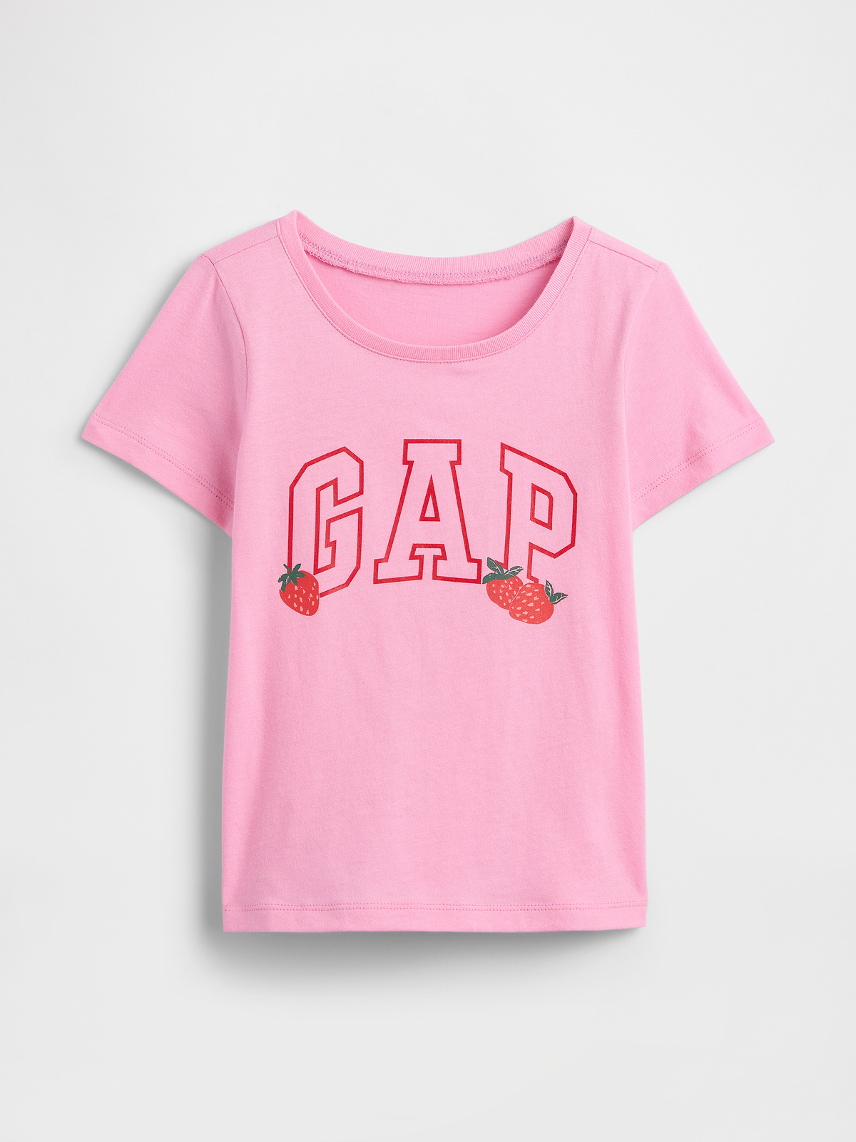 babyGap Logo T-Shirt - Parisian Pink Strawberries