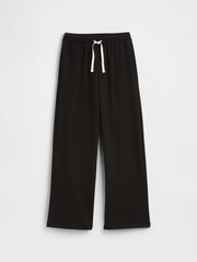 Kids Relaxed Straight-Leg Sweatpants - Black