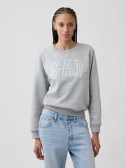 Gap Logo Sweatshirt - Light Heather Grey