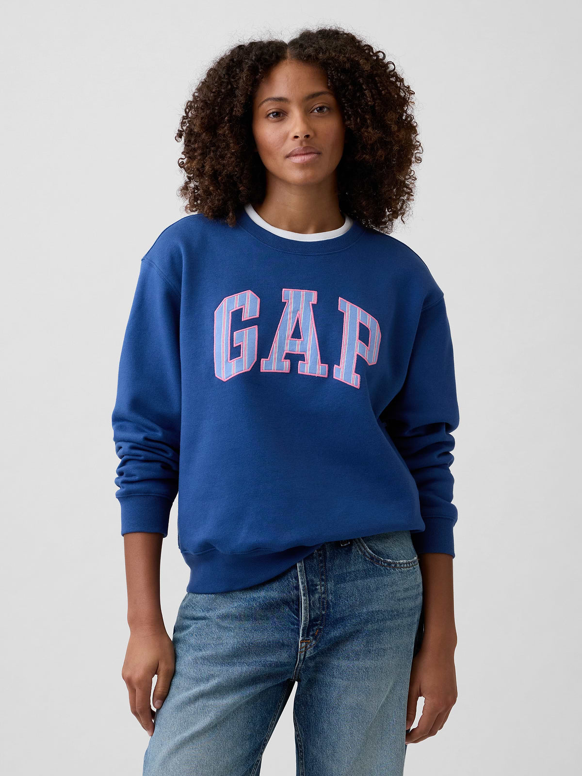 Gap Logo Sweatshirt - Blue Track