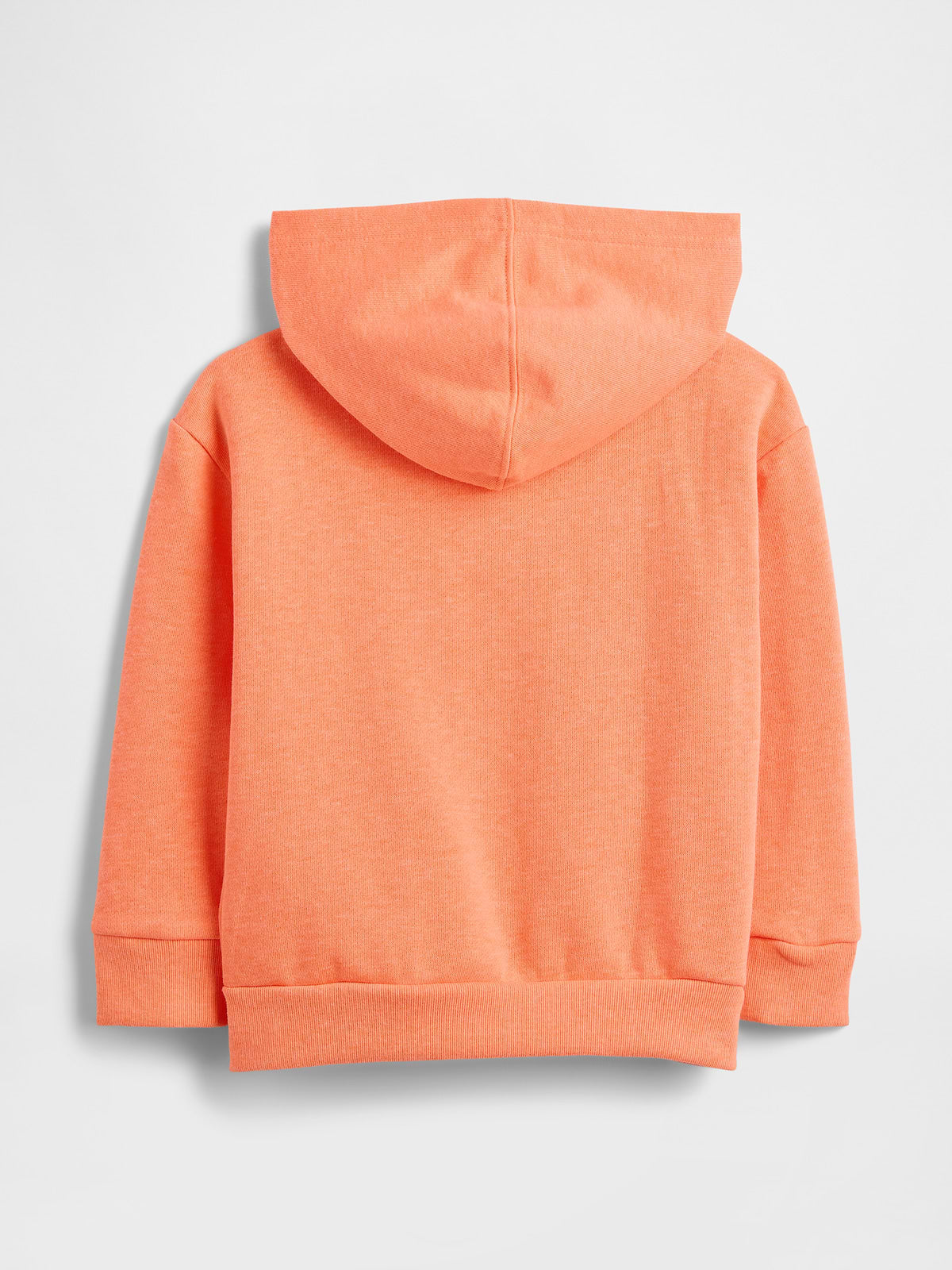 babyGap Relaxed Gap Logo Zip Hoodie - Neon Orange Bolt
