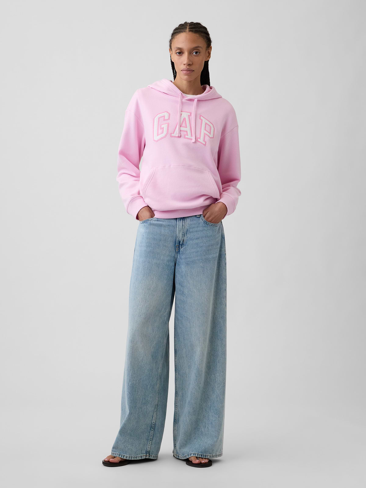 Relaxed Gap Logo Hoodie