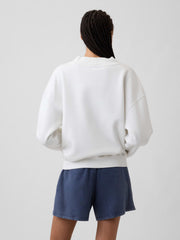 Oversized Gap Logo Mockneck Tunic Sweatshirt