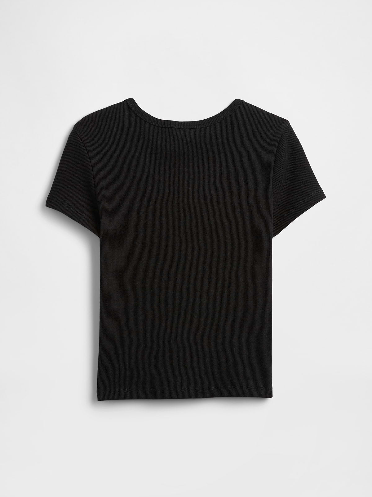 Kids Ribbed Crewneck T-Shirt
