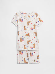 Kids & babyGap Americana Dog PJ Set - White Fourth Of July