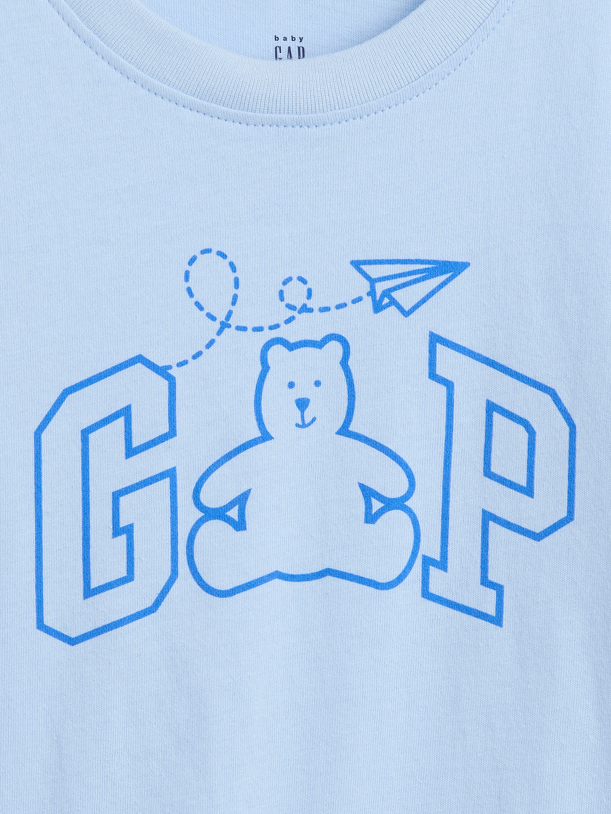 babyGap Logo T-Shirt - Cerulean Blue