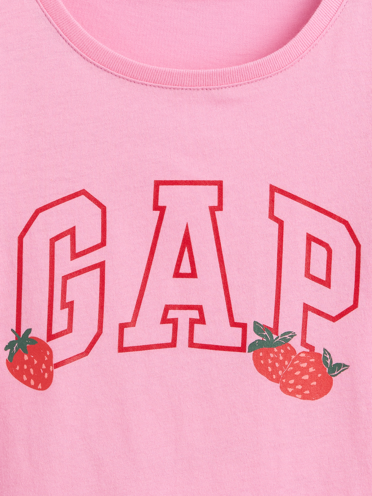 babyGap Logo T-Shirt - Parisian Pink Strawberries