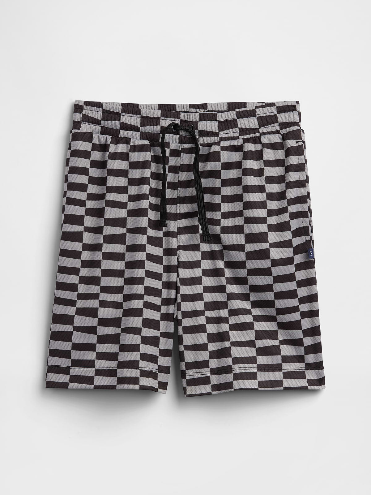 Kids 100% Recycled Pull-On Mesh Shorts - Pilot Gray