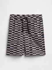 Kids 100% Recycled Pull-On Mesh Shorts - Pilot Gray