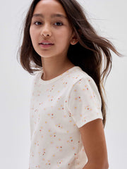 Kids Ribbed Crewneck T-Shirt