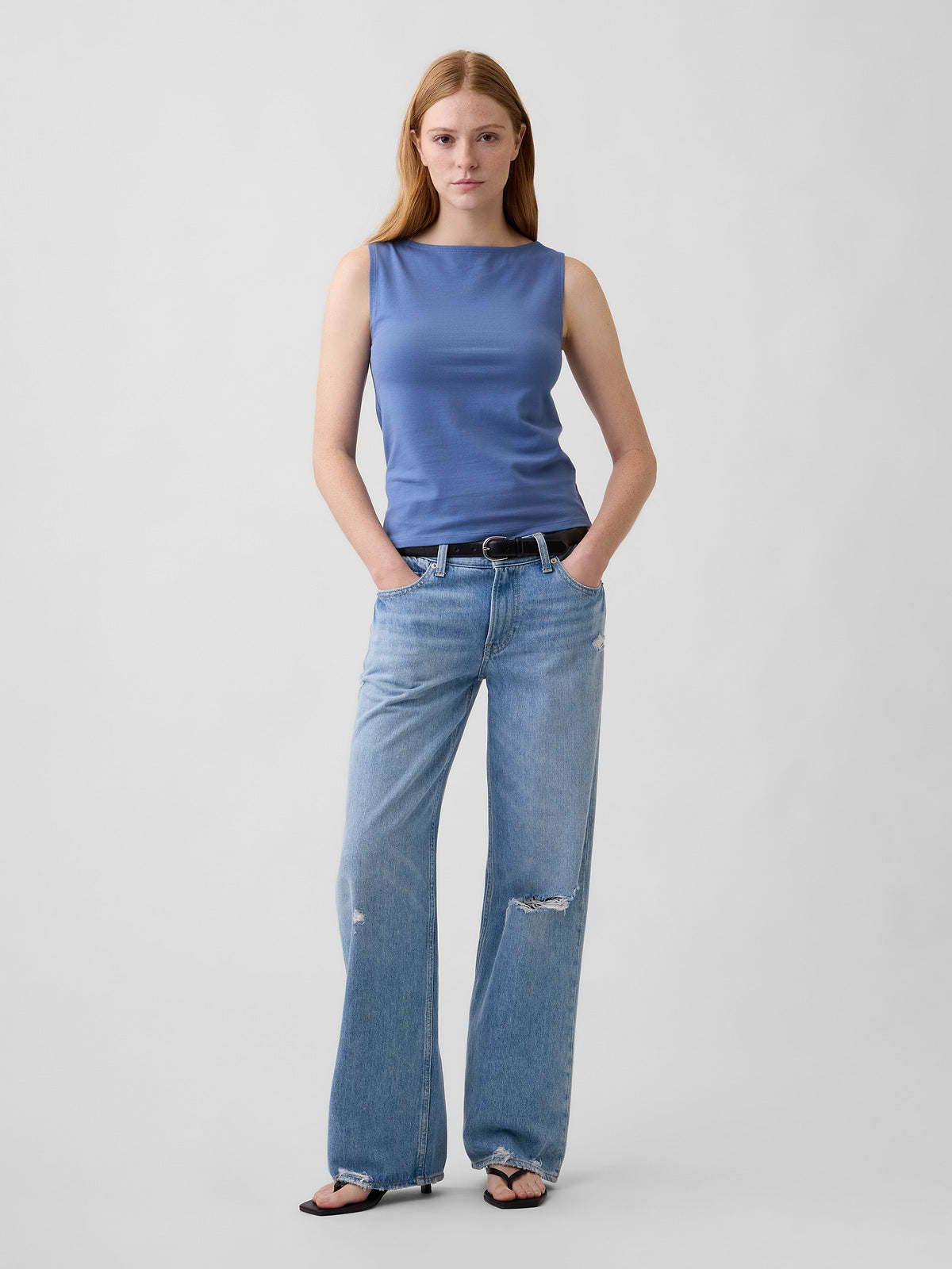 Boatneck Tank Top