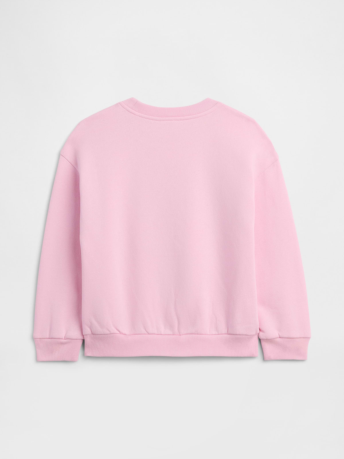 babyGap Logo Relaxed Crewneck Sweatshirt - Primrose Pink Ice Cream
