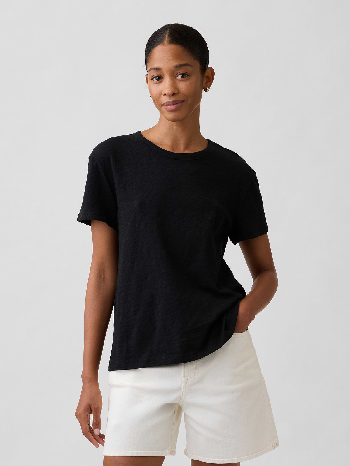 ForeverSoft Relaxed Crewneck T-Shirt - Black