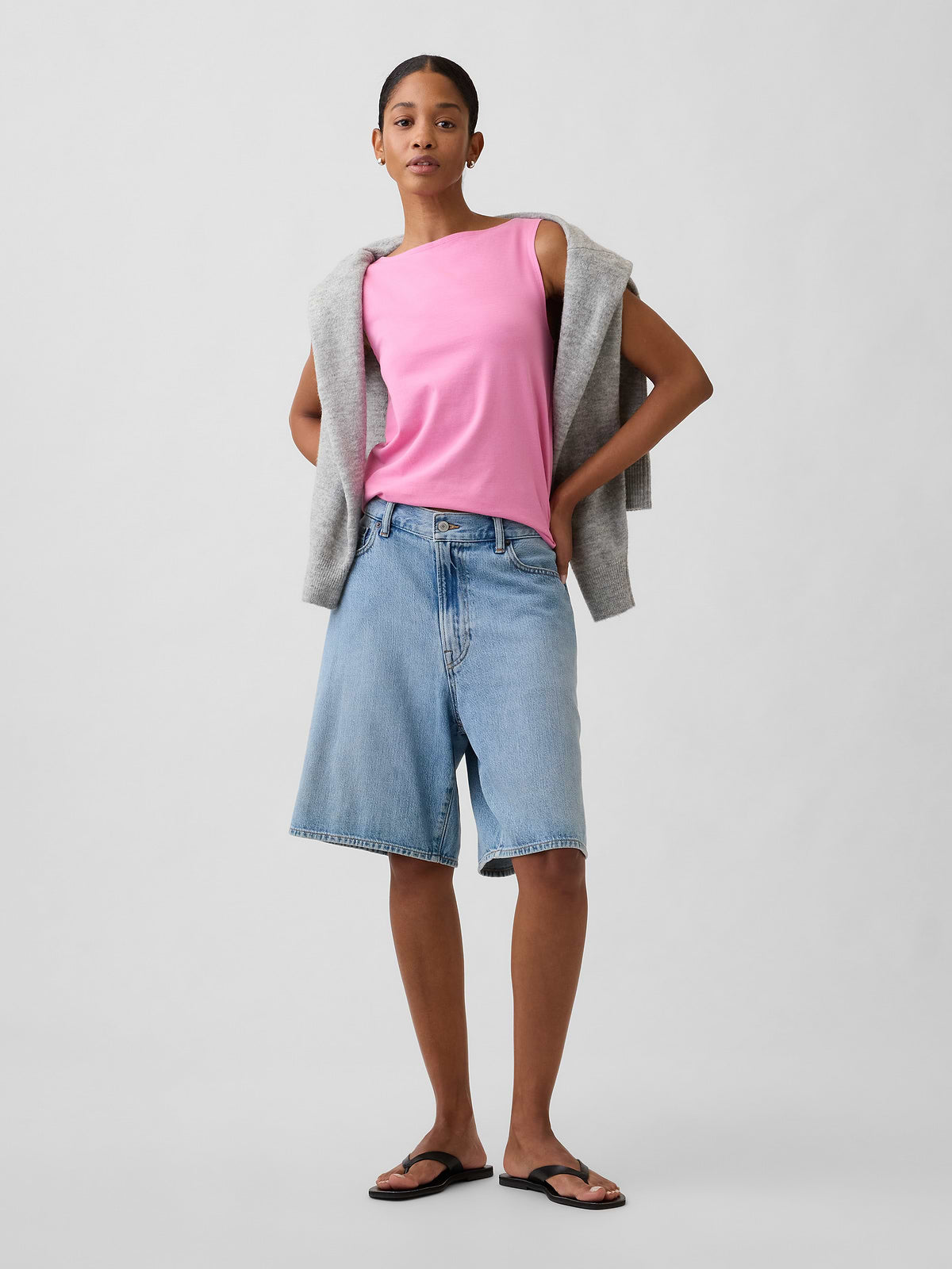 Boatneck Tank Top