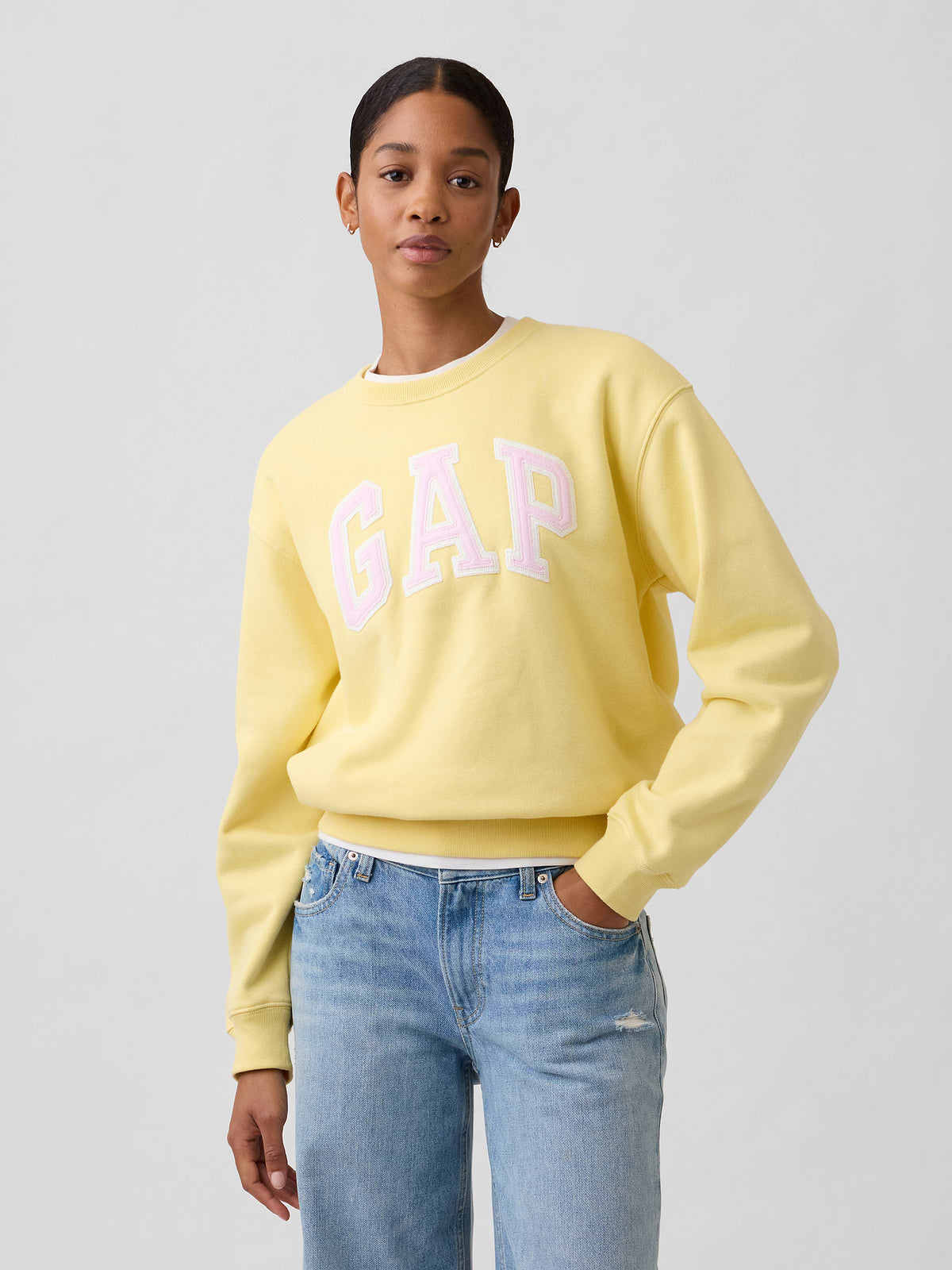 Gap Logo Sweatshirt - Spring Yellow