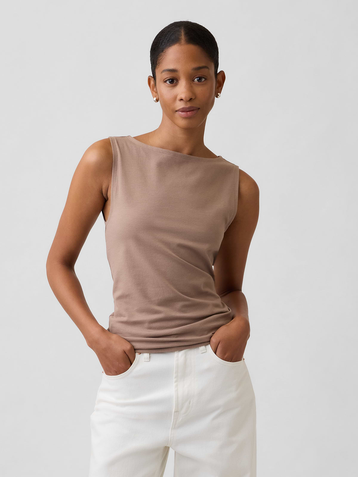 Boatneck Tank Top - Mountain Trail