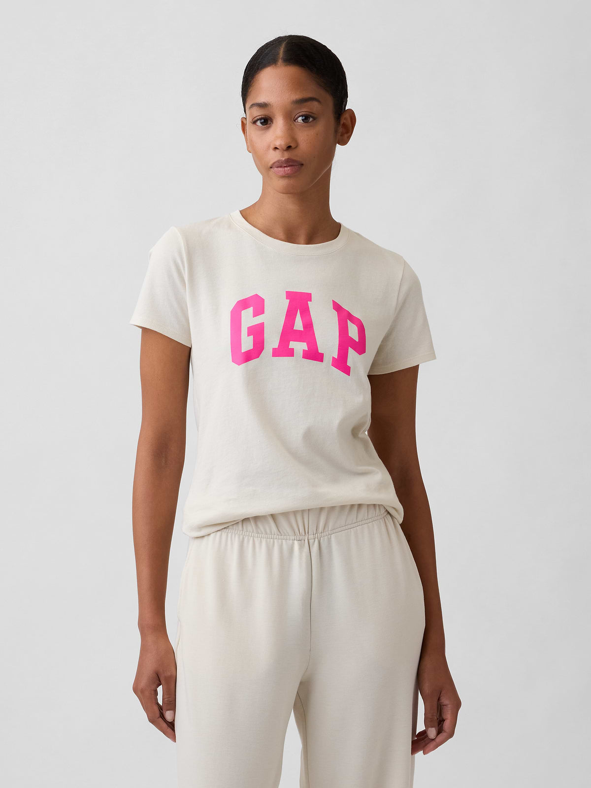 Gap Logo T-Shirt - Tan Chino