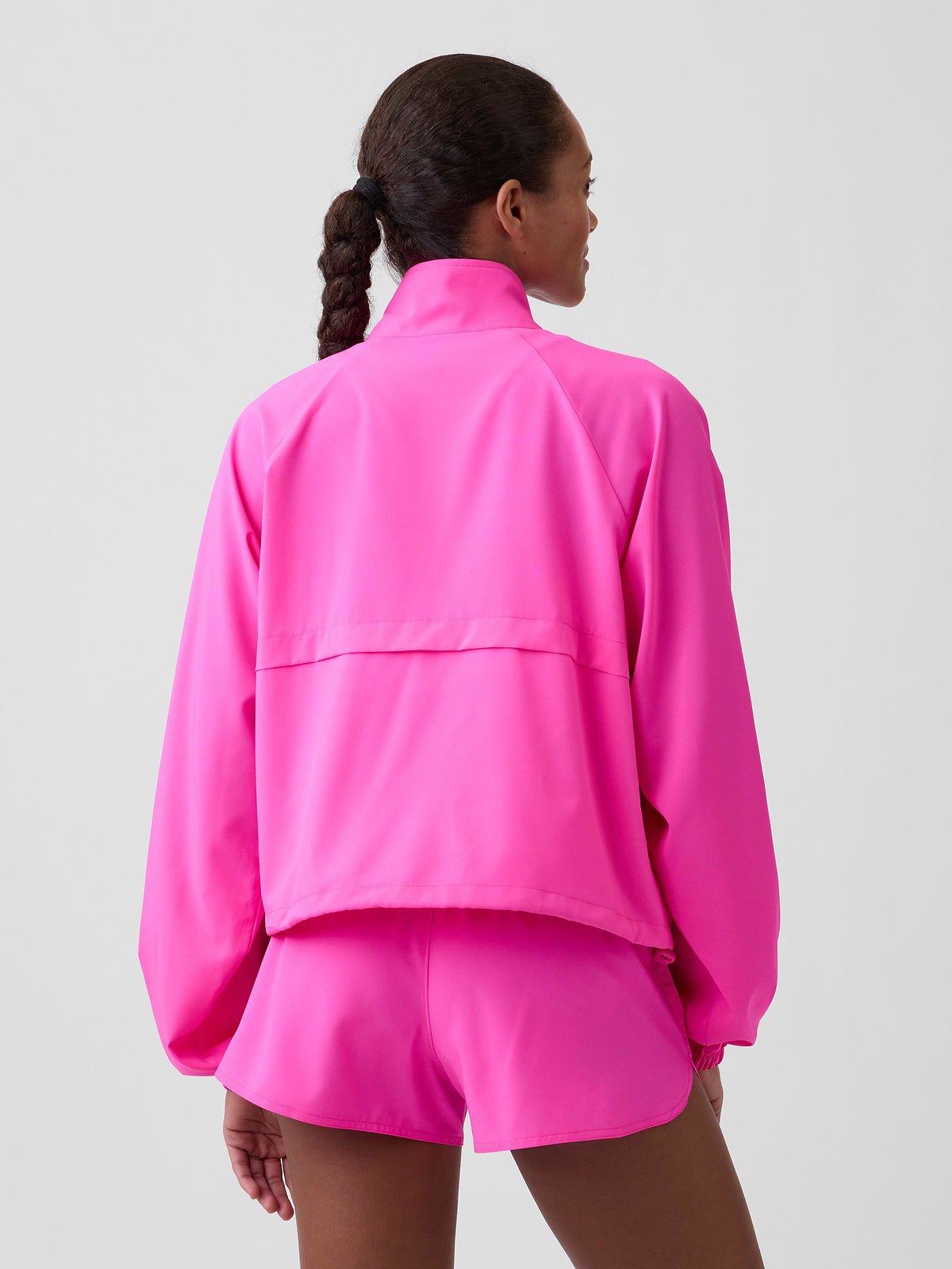 GapFit Oversized Runaround Track Jacket