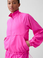 GapFit Oversized Runaround Track Jacket
