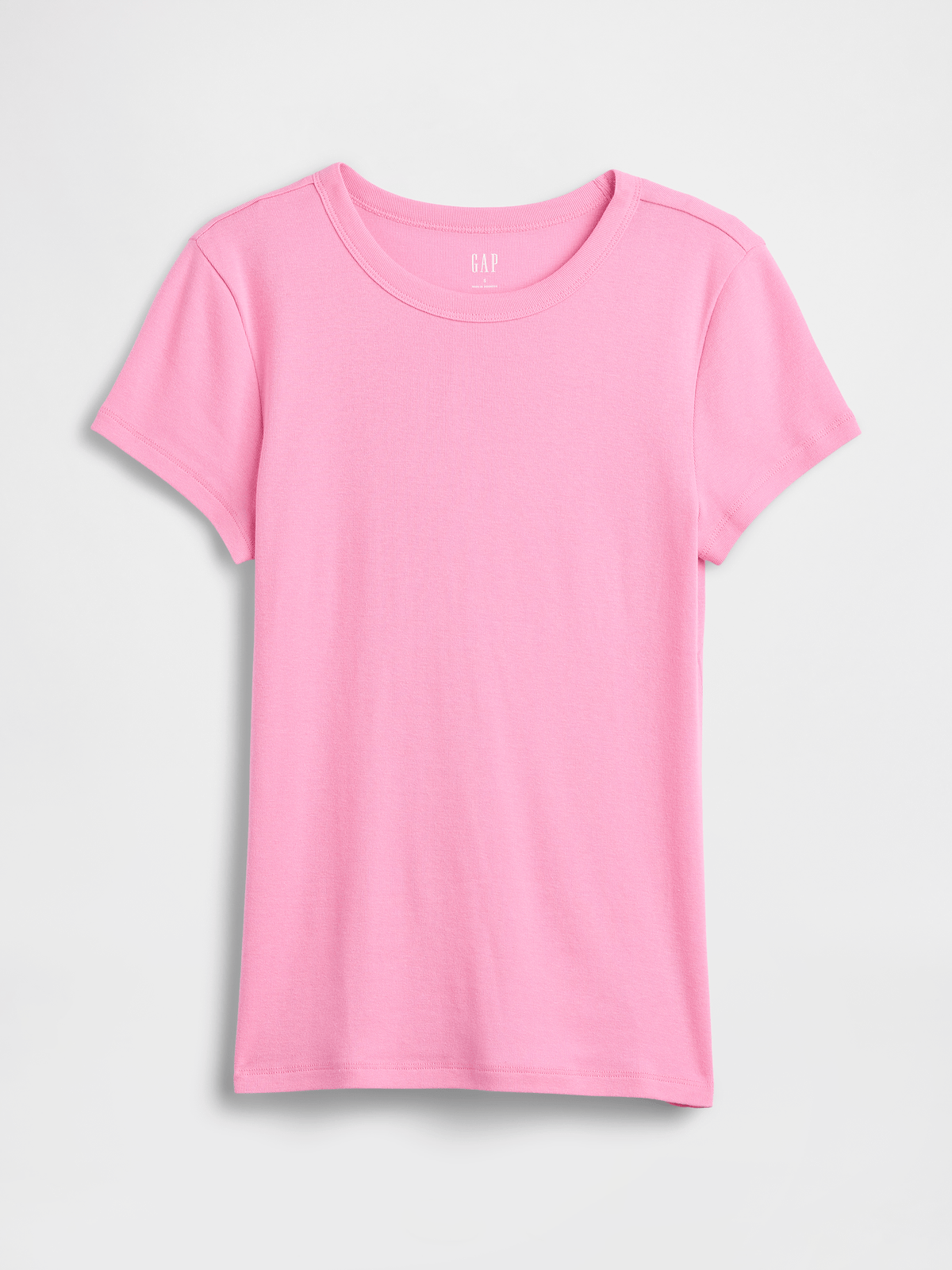 Modern Ribbed Crewneck T-Shirt