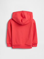 babyGap Relaxed Brannan Bear Logo Hoodie - Red Rose Bush