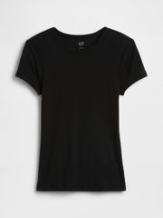 Modern Ribbed Crewneck T-Shirt