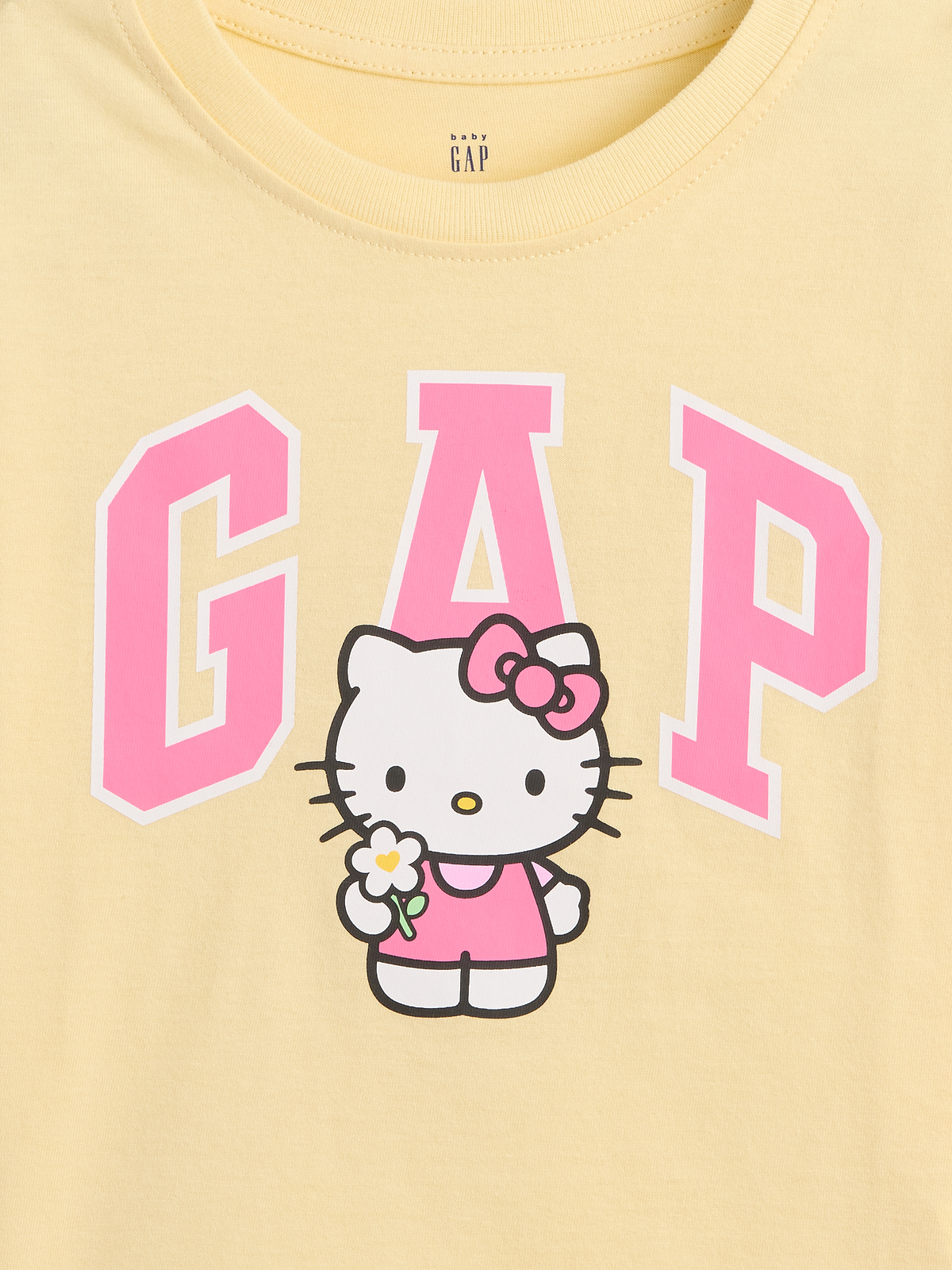 babyGap Graphic T-Shirt - Light Yellow Hello Kitty