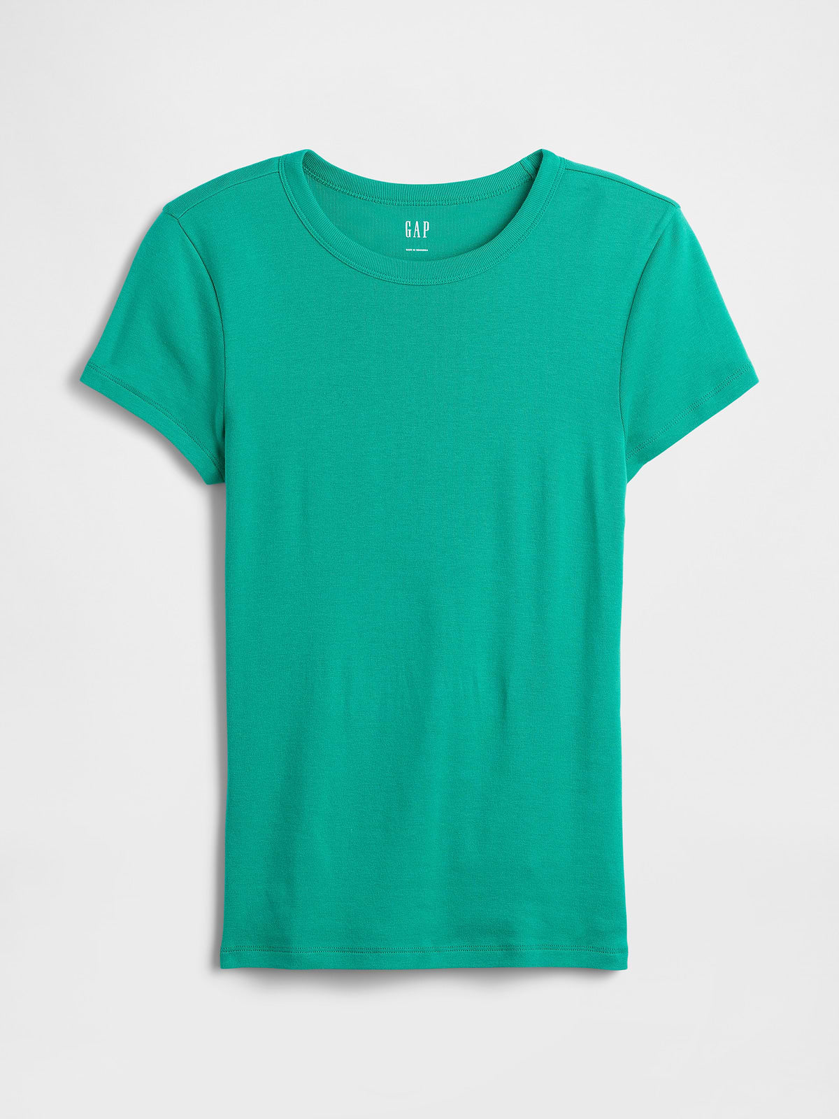 Modern Ribbed Crewneck T-Shirt
