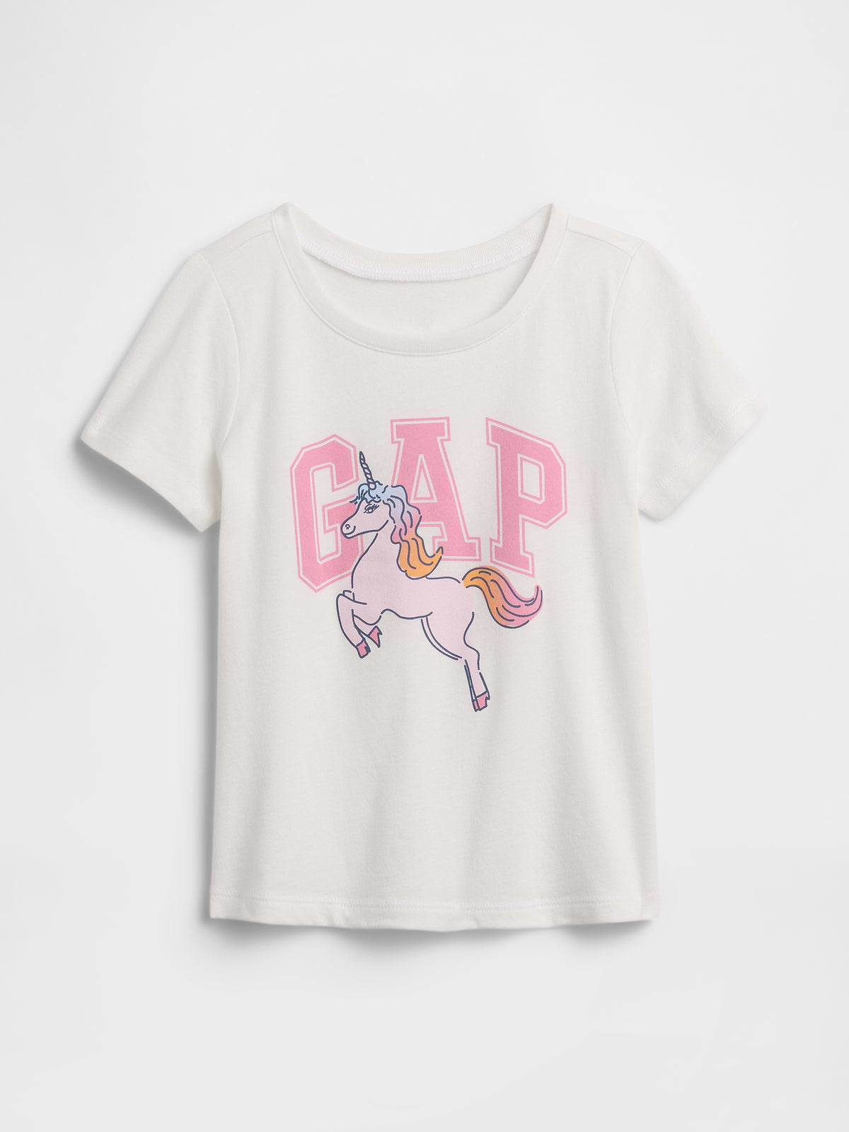 babyGap Logo T-Shirt - New Off White Unicorns