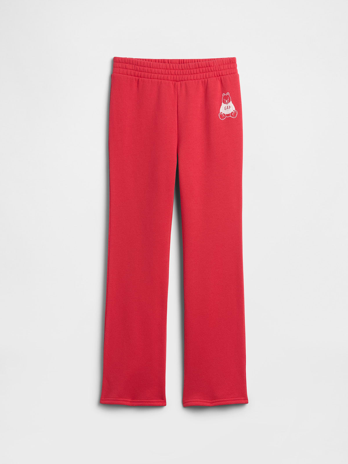 Kids Graphic Bootcut Sweatpants - Strawberry Field Red