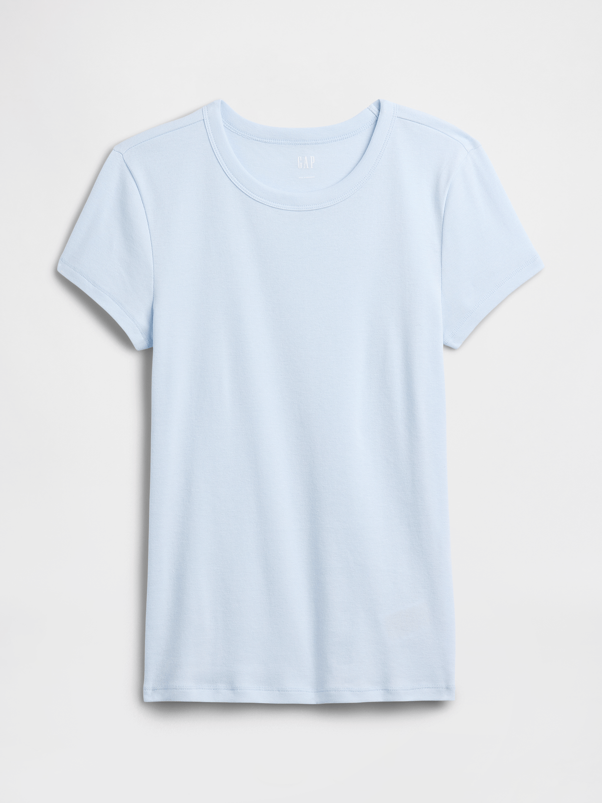 Modern Ribbed Crewneck T-Shirt