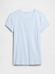 Modern Ribbed Crewneck T-Shirt