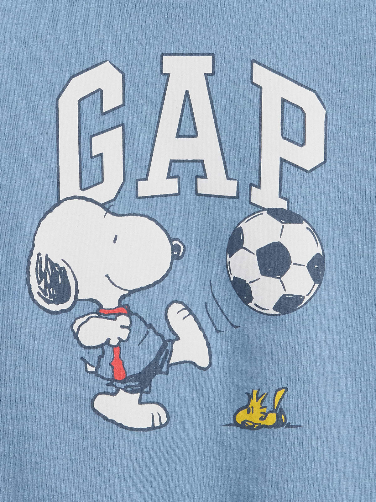 babyGap Peanuts Logo T-Shirt - Blue Suede Snoopy Woodstock Soccer