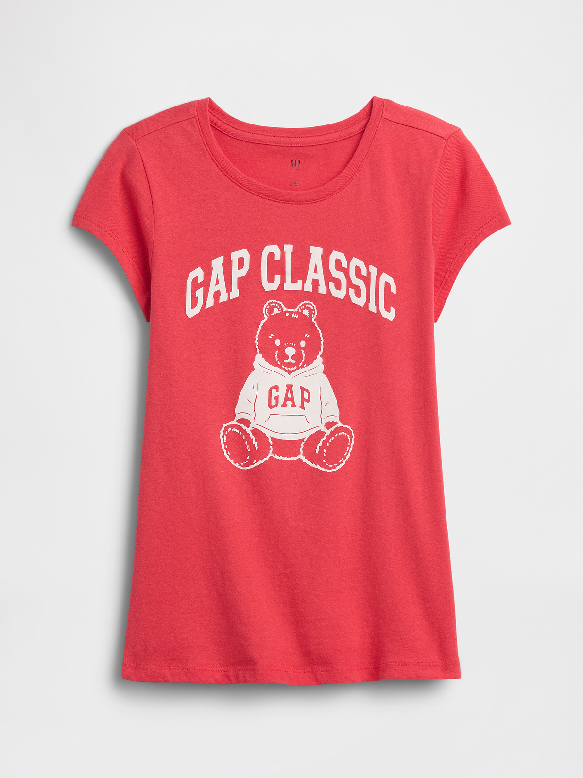 Kids Graphic T-Shirt - Strawberry Field Red