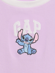 GapKids × Disney Lilo and Stitch Ringer T-Shirt - Nostalgic Purple Lavender