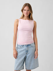 Boatneck Tank Top - Rose Light Pink