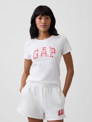 Gap Logo T-Shirt - Red Gingham