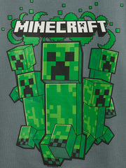 GapKids Minecraft Relaxed Crewneck Sweatshirt - Grey Slate