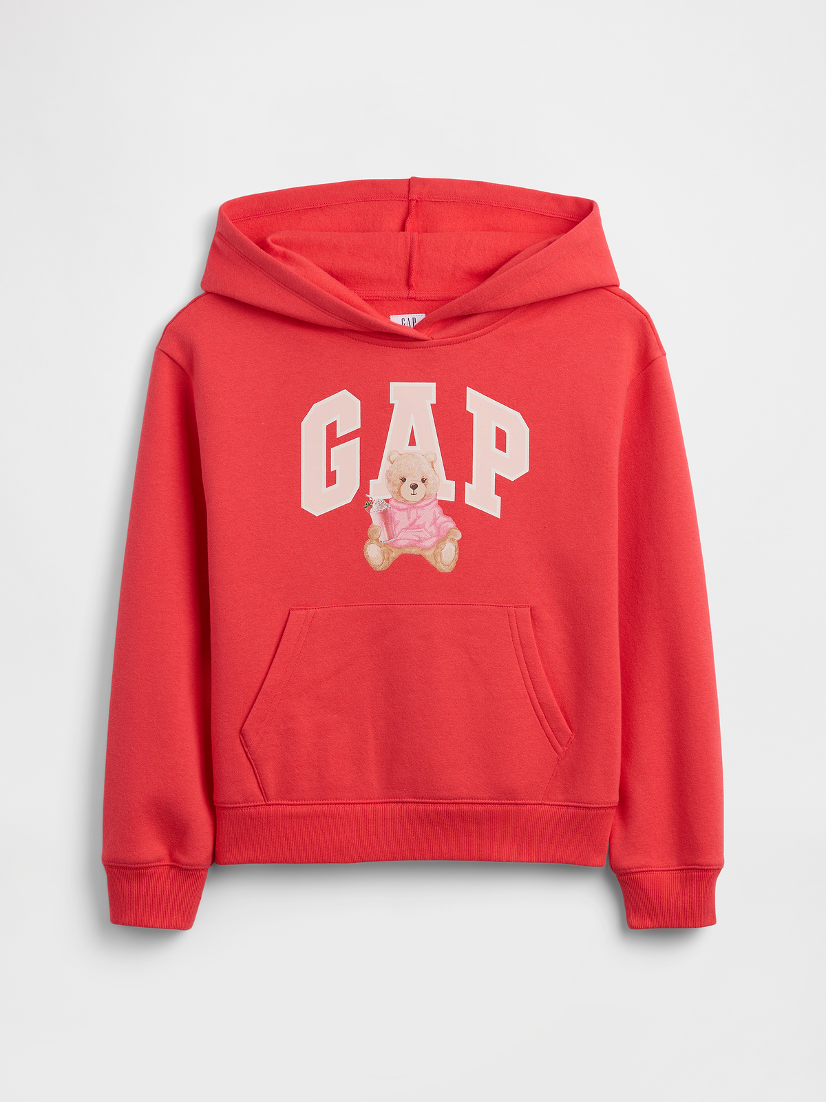 Kids Relaxed Gap Logo Hoodie - Red Rose Bush