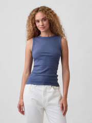 Ribbed Shell Tank - Blue Ridge