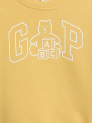 babyGap Brannan Bear Logo Sweatshirt - French Almond Yellow