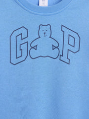 babyGap Brannan Bear Logo Sweatshirt - Rain Blue