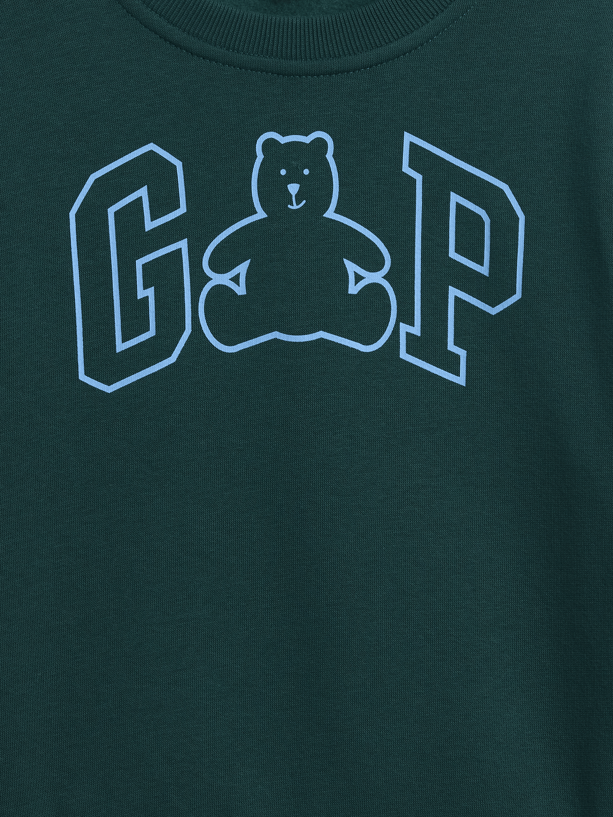 babyGap Brannan Bear Logo Sweatshirt - Tropic Green