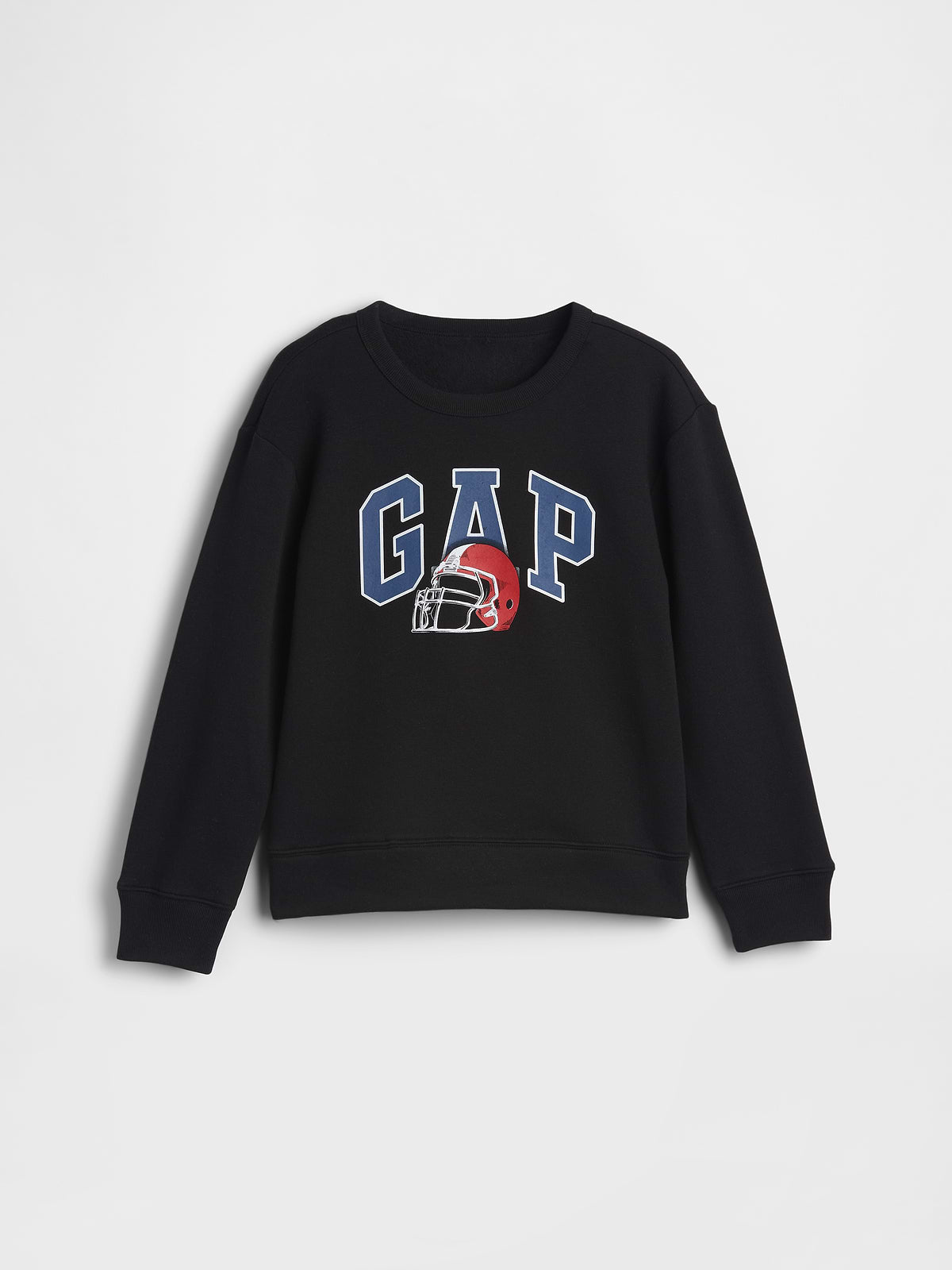 Kids Relaxed Gap Logo Sweatshirt - Black